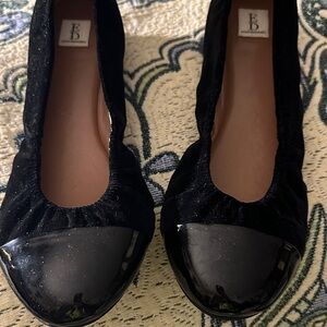 Elegant Black Velvet Women's Shoes